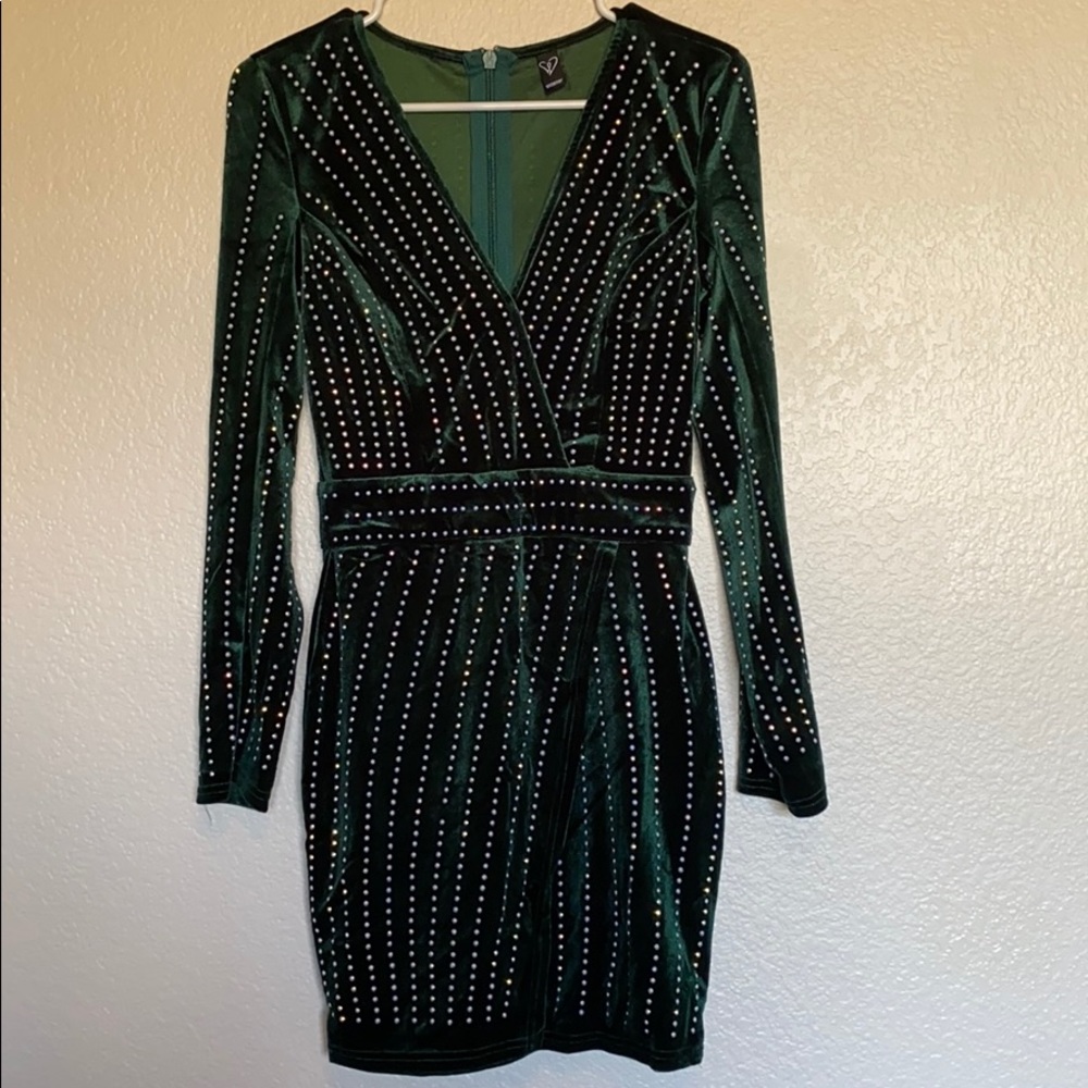 WINDSOR || Velvet Wrap Dress